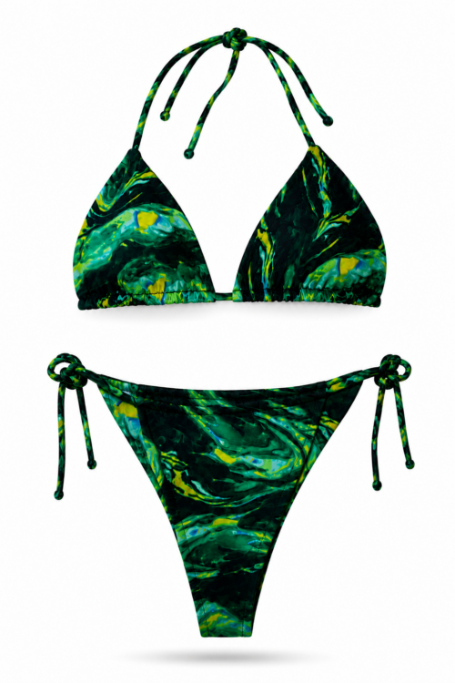 Emerald Wave Bikini Set